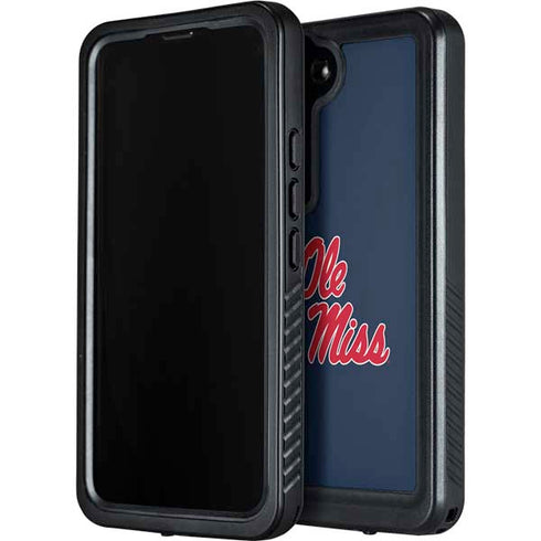 University of Mississippi Rebels Ole Miss Galaxy S24 Plus Waterproof Case